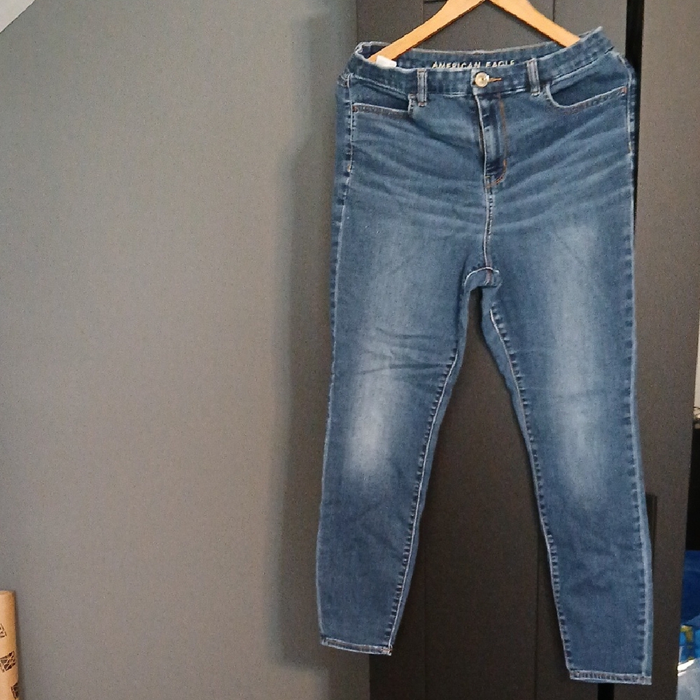 American Eagle Outfitters Blue Skinny Jeans Modern Fit